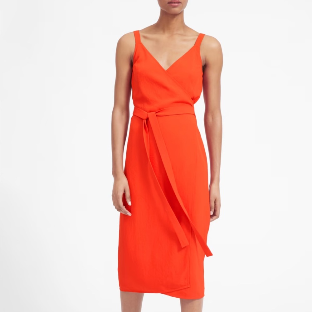 Everlane The Japanese GoWeave Tank Wrap Dress 16